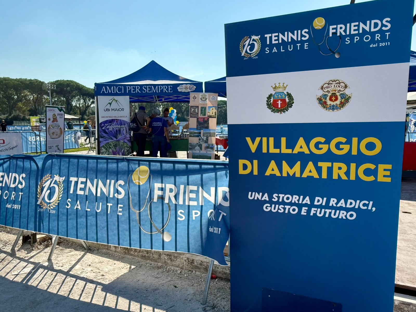 Tennis & Friends, Amatrice al Foro Italico: territorio, comunità e ricostruzione