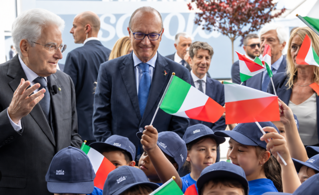 Mattarella e Valditara ad Amatrice: “Tutti a scuola” per inaugurare il nuovo anno nel segno della ricostruzione